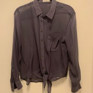 Equipment button down blouse- size Small